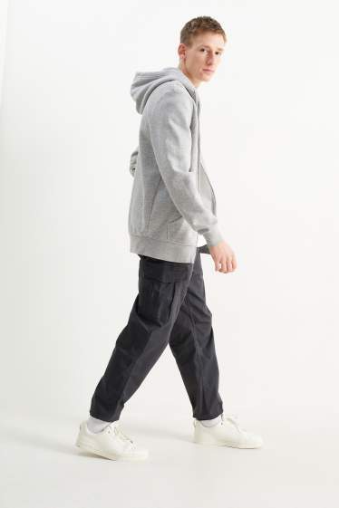 Uomo - Pantaloni cargo - regular fit - LYCRA® - jeans grigio scuro