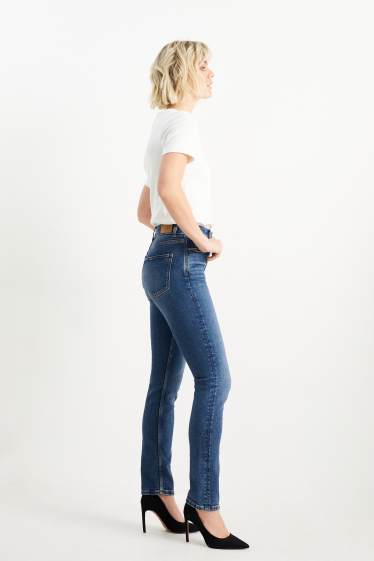 Femmes - Slim jean - high waist - LYCRA® - jean bleu