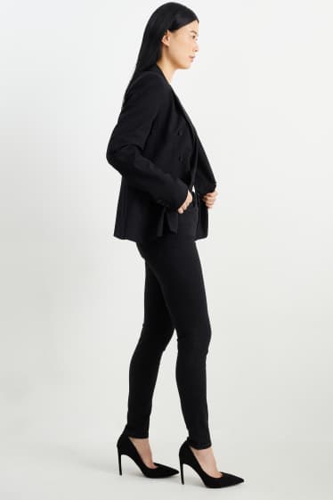 Femei - Skinny jeans - talie medie - jeans modelatori - LYCRA® - negru