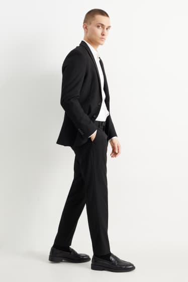 Herren - Baukasten-Hose - Body Fit - Flex - LYCRA® - Mix & Match - schwarz