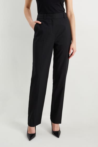 Damen - Business-Hose - Regular Fit - schwarz