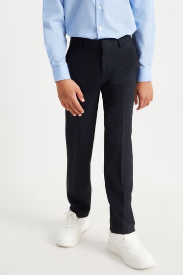 Enfants garçons - Pantalon de costume - Stretch - LYCRA® - bleu foncé