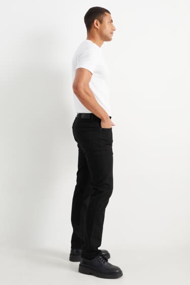 Pánské - Slim jeans - LYCRA® - černá