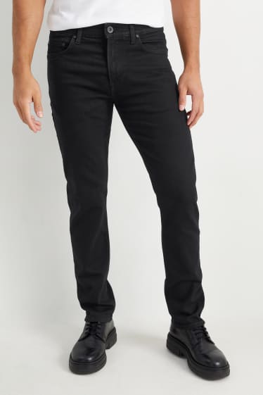 Pánské - Slim jeans - LYCRA® - černá