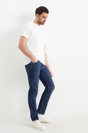 Bărbați - Slim jeans - LYCRA® - denim-albastru