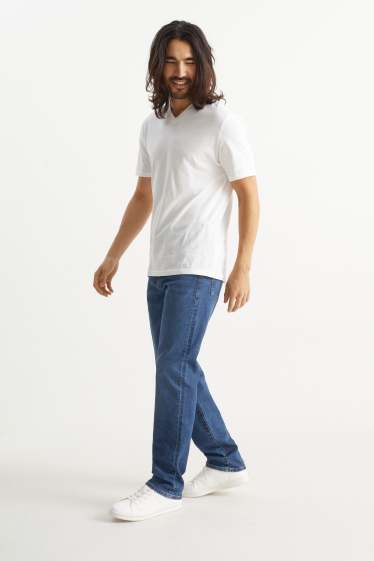 Herren - Straight Jeans - LYCRA® - jeansblau