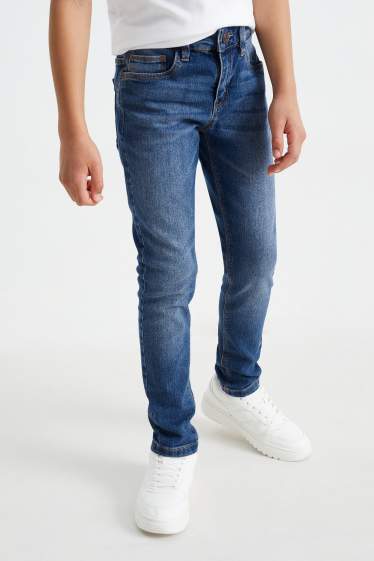 Kinderen: jongens - Skinny jeans - jeansblauw