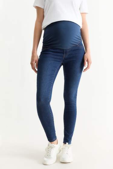 Damen - Umstandsjeans - Jegging Jeans - jeansblau