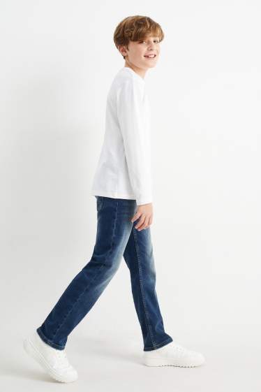 Kinder Jungen - Straight Jeans - dunkeljeansblau