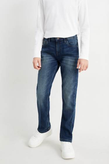 Kinder Jungen - Straight Jeans - dunkeljeansblau