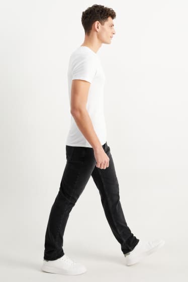 Herren - Straight Jeans - LYCRA® - schwarz