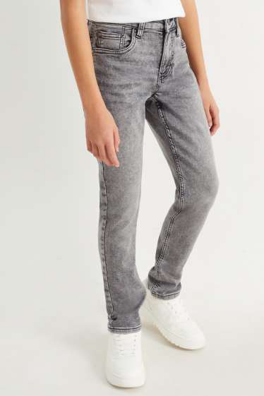 Enfants garçons - Slim jean - jog denim - jean gris