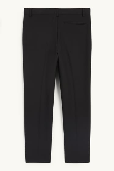 Enfants garçons - Pantalon de costume - Stretch - LYCRA® - noir