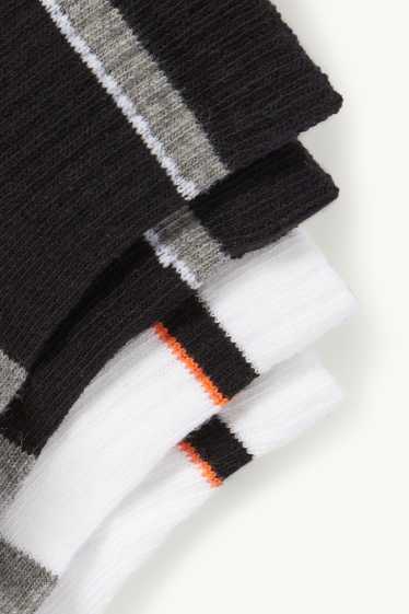 Herren - Multipack 5er - Kurzsocken - schwarz / weiss
