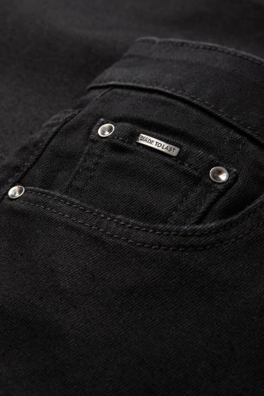 Donna - Bootcut jeans - vita media - LYCRA® - nero