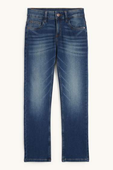 Kinder Jungen - Straight Jeans - jeansblau