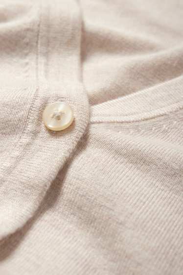 Women - Cardigan - light beige