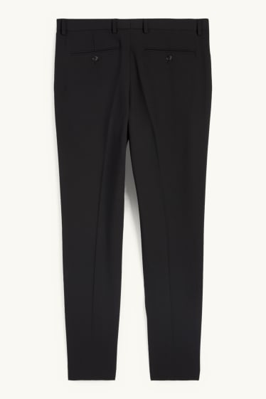 Hommes - Pantalon de costume - slim fit - Flex - 4 Way Stretch - LYCRA® - noir