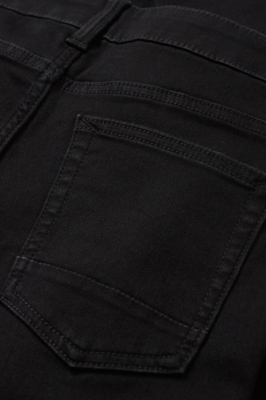 Kinderen: jongens - Skinny jeans - jog denim - jeansdonkergrijs