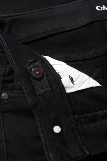 Kinderen: jongens - Skinny jeans - jog denim - jeansdonkergrijs