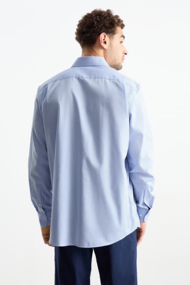 Herren - Businesshemd - Regular Fit - Kent - bügelleicht - hellblau