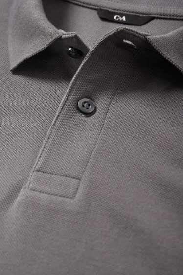 Uomo - Polo - regular fit - grigio scuro