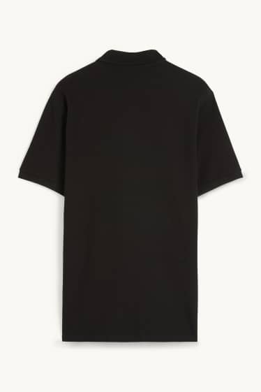 Pánské - Polokošile - regular fit - černá