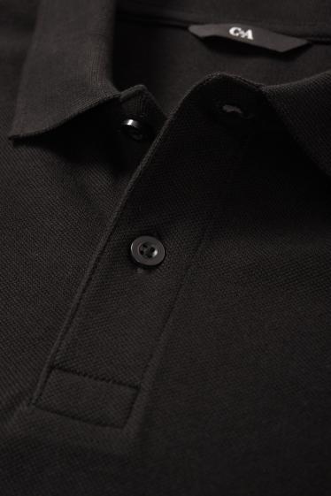 Pánské - Polokošile - regular fit - černá