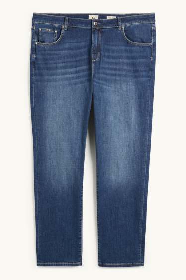 Donna - Straight jeans - vita media - LYCRA® - jeans blu scuro
