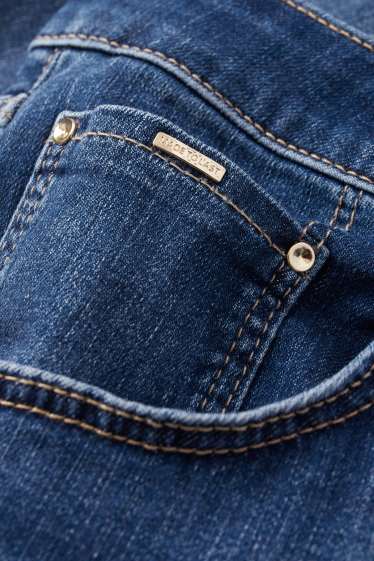 Donna - Straight jeans - vita media - LYCRA® - jeans blu scuro