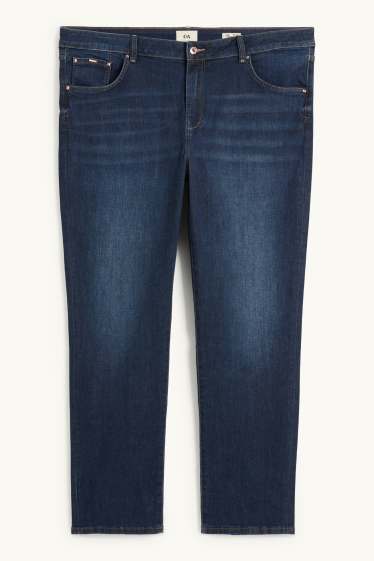 Donna - Straight jeans - vita media - LYCRA® - jeans blu scuro