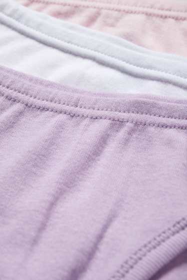 Enfants filles - Lot de 3 - culotte - rose