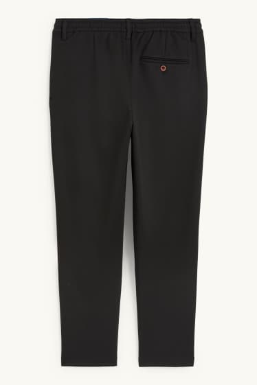 Hommes - Chino - tapered fit - noir