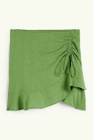 Dames - Minirok - groen