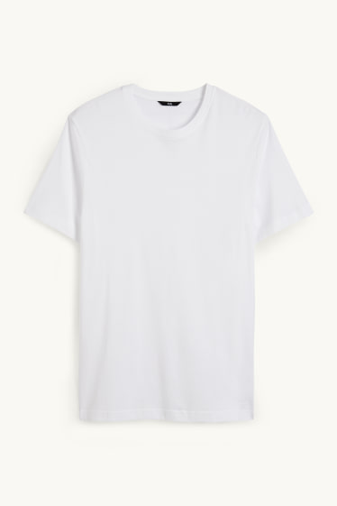 Men - T-shirt - regular fit  - white