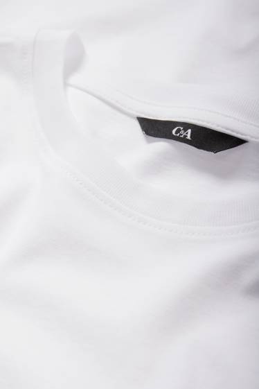 Men - T-shirt - regular fit  - white