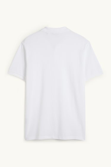 Pánské - Polokošile - regular fit - bílá