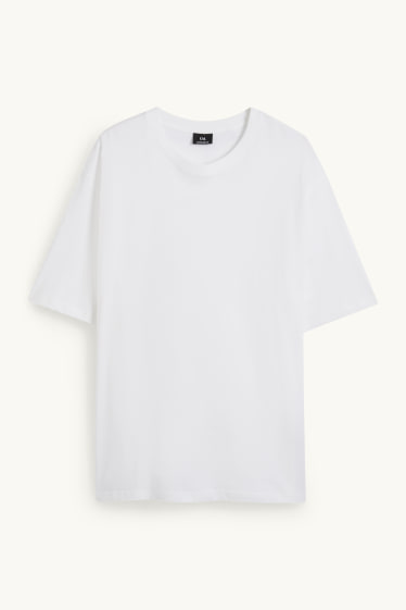 Hommes - T-shirt surdimensionné - blanc