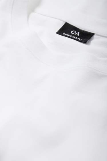 Hommes - T-shirt surdimensionné - blanc