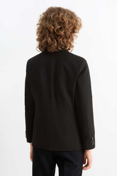 Enfants garçons - Veste de costume - Stretch - LYCRA® - noir