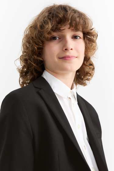 Enfants garçons - Veste de costume - Stretch - LYCRA® - noir