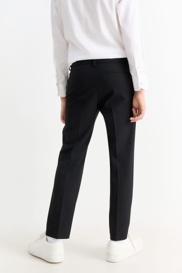Enfants garçons - Pantalon de costume - Stretch - LYCRA® - noir