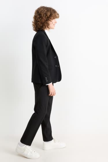 Enfants garçons - Pantalon de costume - Stretch - LYCRA® - noir