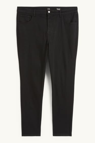 Damen - Jegging Jeans - High Waist - schwarz