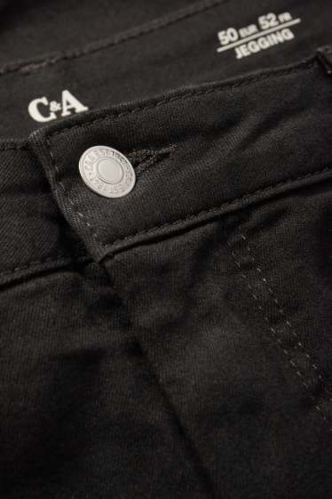 Damen - Jegging Jeans - High Waist - schwarz