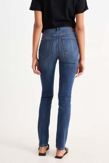 Femei - Slim jeans - talie înaltă - denim-albastru