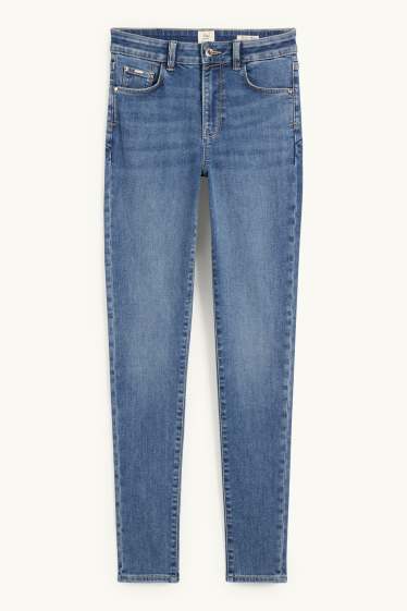 Dámské - Skinny jeans - mid waist - tvarující - LYCRA® - džíny - modré