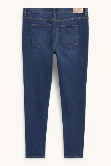 Femei - Skinny jeans - talie medie - jeans modelatori - LYCRA® - denim-albastru