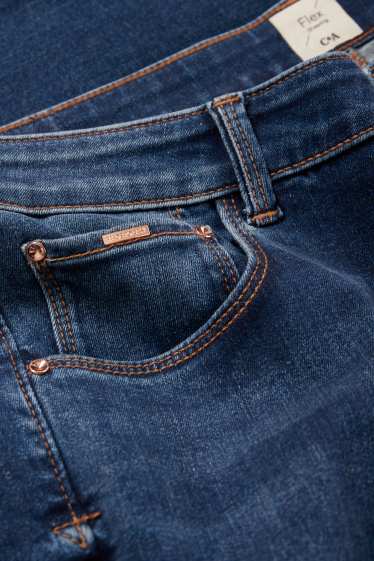 Femei - Skinny jeans - talie medie - jeans modelatori - LYCRA® - denim-albastru