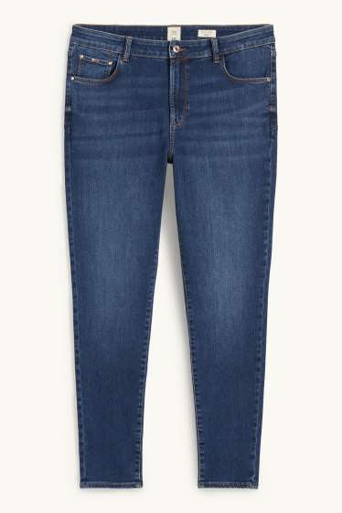 Femei - Skinny jeans - talie medie - jeans modelatori - LYCRA® - denim-albastru